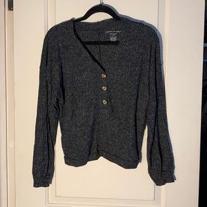 American Eagle button up sweater